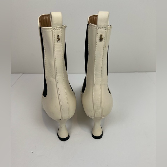 Sam Edelman Lani Women's Boots White cream black 7.5 - Picture 8 of 11
